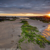 Buy canvas prints of Freshwater West sunset by Paul James