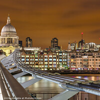 Buy canvas prints of St Paul's Cathedral and the london sky. by Paul James