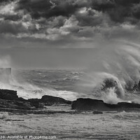 Buy canvas prints of The raging sea by Paul James