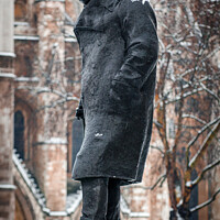 Buy canvas prints of Churchill under snow by David Caspar