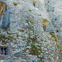 Buy canvas prints of The facade of the castle of Fenis in Aosta Valley, by daniele mattioda