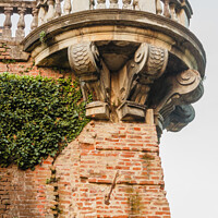 Buy canvas prints of detail of a balcony of the 1700th by daniele mattioda