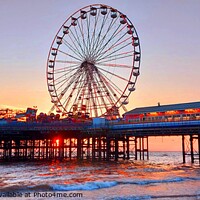 Buy canvas prints of Central Pier Blackpool by Michele Davis