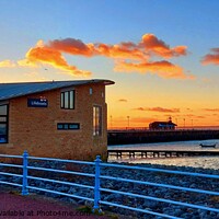 Buy canvas prints of Morecambe Sunset by Michele Davis