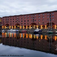 Buy canvas prints of Royal Albert Dock Reflections by Michele Davis