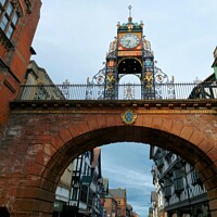 Buy canvas prints of Eastgate Clock, Chester by Michele Davis