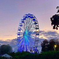 Buy canvas prints of Southport Big Wheel by Michele Davis