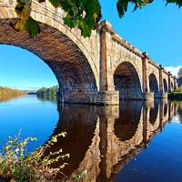 Buy canvas prints of Lune Aqueduct Reflections by Michele Davis