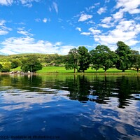 Buy canvas prints of Coniston Water Reflections by Michele Davis
