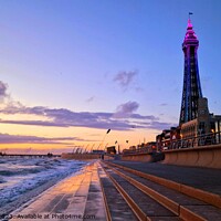 Buy canvas prints of Blackpool Promenade View by Michele Davis