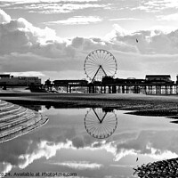 Buy canvas prints of Central Pier Reflections by Michele Davis