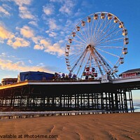 Buy canvas prints of Central Pier and Big Wheel by Michele Davis