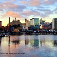 Liverpool Waterfront Skyline Reflections