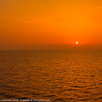 Buy canvas prints of Ibiza seascape. A spectacular sea sunset seen from by susanna mattioda