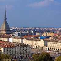 Buy canvas prints of panoramic view of Turin, Piedmont, Italy by susanna mattioda