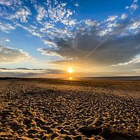 Buy canvas prints of Brancaster beach sunset  by Sam Owen