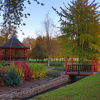 Buy canvas prints of The bandstand  by Sam Owen