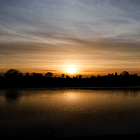 Buy canvas prints of Sunset on kings Lynn quay  by Sam Owen