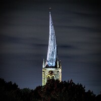 Buy canvas prints of The Crooked Spire  by AJS Photography