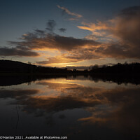 Buy canvas prints of Sunset on Bathampton meadows by Austen O'Hanlon