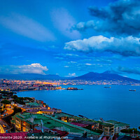 Buy canvas prints of Naples by Night by Antonio Gravante
