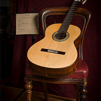 Buy canvas prints of Classical Guitar by Dinah Haynes