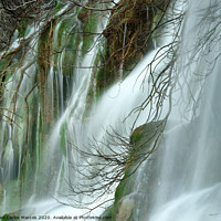 Buy canvas prints of Mantle of water in the Raven waterfall by Juan Carlos Marcos