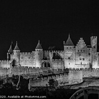 Buy canvas prints of Carcassonne Castle City by Marketa Zvelebil