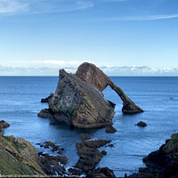 Buy canvas prints of Bow Fiddle Rock by Charlotte Smith
