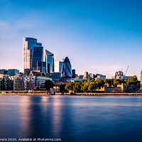 Buy canvas prints of The City and the Tower of London by Hiran Perera