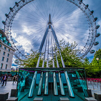 Buy canvas prints of The London Eye by Hiran Perera