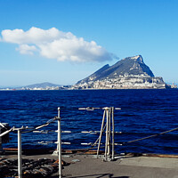 Buy canvas prints of The rock at sea by Jake Bird