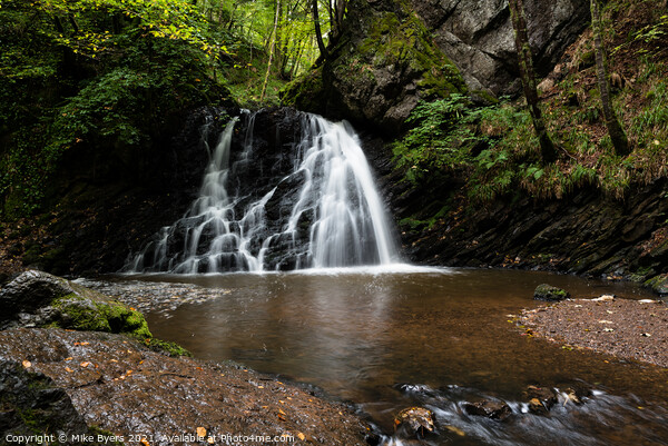 Enchanting Cascades of Fairy Glen Picture Board by Mike Byers