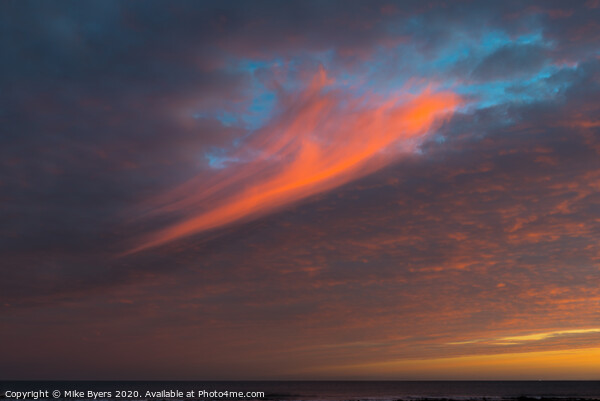 "Ethereal Dance of Sunrise Clouds" Picture Board by Mike Byers