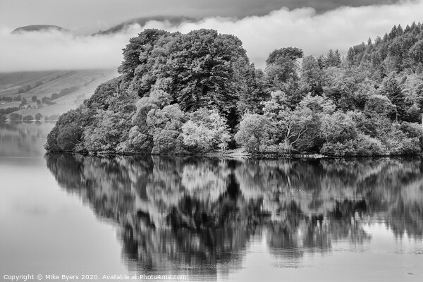 Tranquil Reflections of Loch Tay Picture Board by Mike Byers