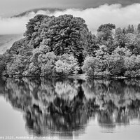 Buy canvas prints of Tranquil Reflections of Loch Tay by Mike Byers