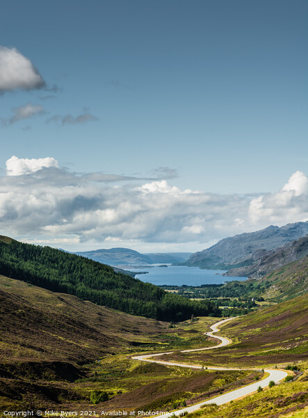 Loch Maree Picture Board by Mike Byers