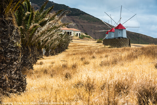 Serene Hills of Porto Santo Picture Board by Mike Byers