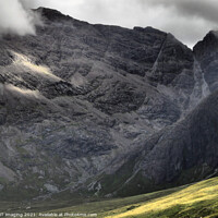 Buy canvas prints of Black Cuillin Mountain Rock Isle Of Skye  by OBT imaging