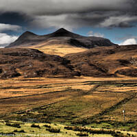 Buy canvas prints of Cul Mor Assynt From Inchnadamph West Sutherland Sc by OBT imaging
