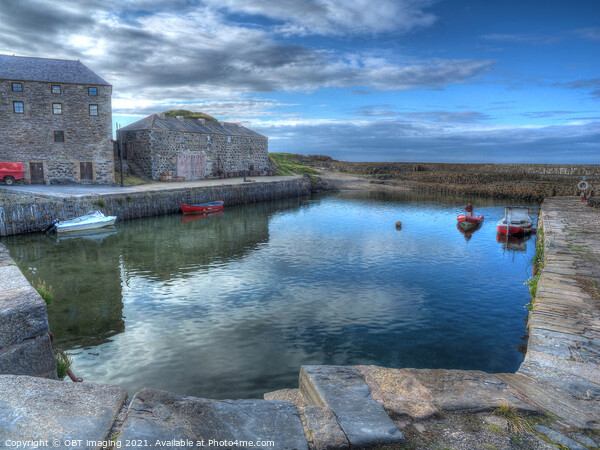 Serene Beauty of Portsoy Harbour Picture Board by OBT imaging