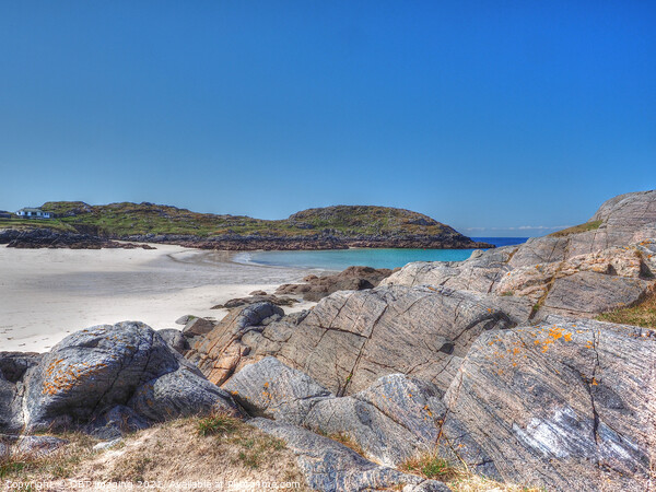Achmelvich Assynt Highland Scotland Summer Rock Light Picture Board by OBT imaging