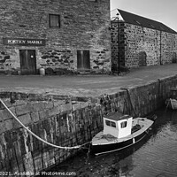 Buy canvas prints of Portsoy Village 17th Century Harbour Stonework Masterclass  by OBT imaging