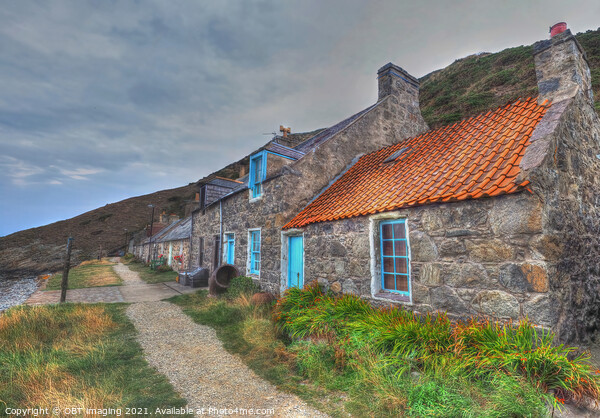 Crovie North East Scotland Fishing Village Cottage  Picture Board by OBT imaging