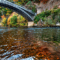 Buy canvas prints of 1812 Craigellachie Bridge By Thomas Telford River Spey Scotland by OBT imaging