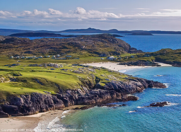 Achmelvich Bay Beaches Assynt Highland Scotland Picture Board by OBT imaging
