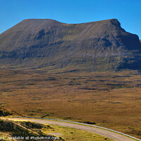 Buy canvas prints of Quinag Ridge Sail Gharbh Mountain Assynt Scotland  by OBT imaging