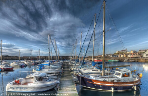 Findochty Village Marina & Harbour Morayshire Scotland Picture Board by OBT imaging