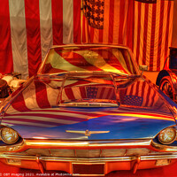 Buy canvas prints of Ford Thunderbird Star's And Stripe USA Extravaganza   by OBT imaging