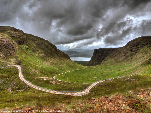 Bealach Na Ba Mountain Pass Road To Applecross West Highland Scotland Picture Board by OBT imaging